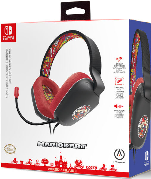 POWER A HEADSET ESTEREO WIRED MARIO KART POWER A HEADSET ESTEREO WIRED MARIO KART